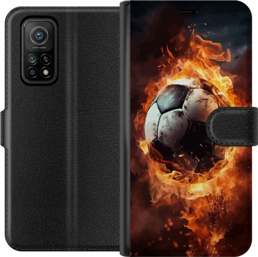 Lommeboketui til Xiaomi Mi 10T Pro 5G med Fotball motiv