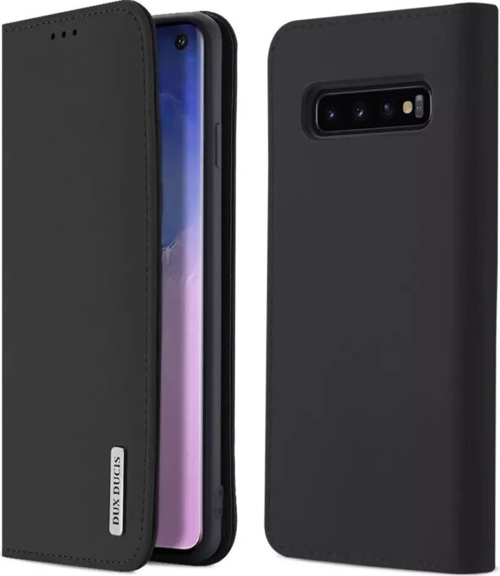 Samsung Galaxy S10 Wish Series Lommebok Deksel - Svart