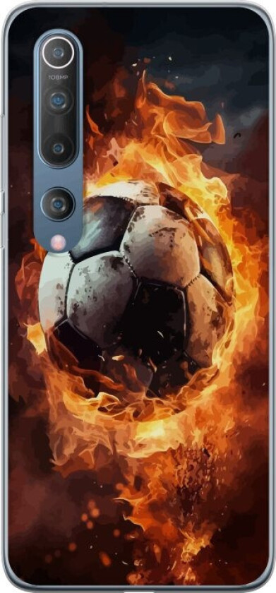 Mobildeksel til Xiaomi Mi 10 5G med Fotball motiv