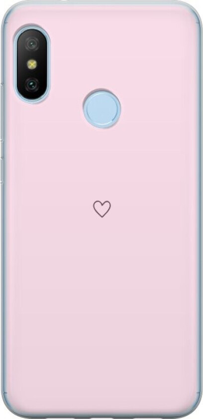 Mobildeksel til Xiaomi Mi A2 Lite med Hjerte motiv
