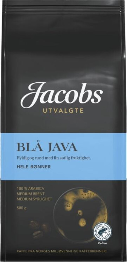 Blå Java Hele Bønner 500g