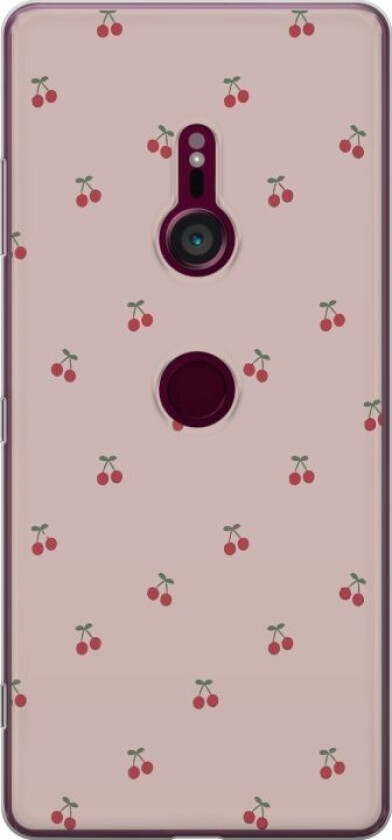 Mobildeksel til Sony Xperia XZ3 med Kirsebær motiv