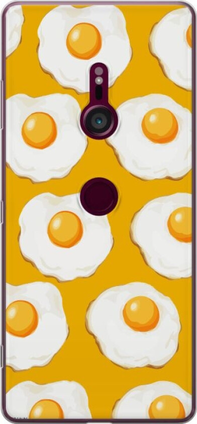 Mobildeksel til Sony Xperia XZ3 med Stekt egg motiv