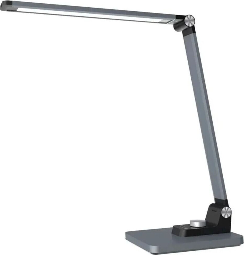 LED Skrivebordslampe i Aluminium - Sølv