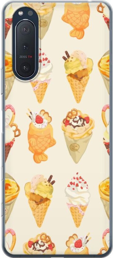 Mobildeksel til Sony Xperia 5 II med Glassig motiv