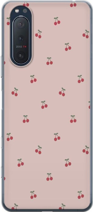 Mobildeksel til Sony Xperia 5 II med Kirsebær motiv