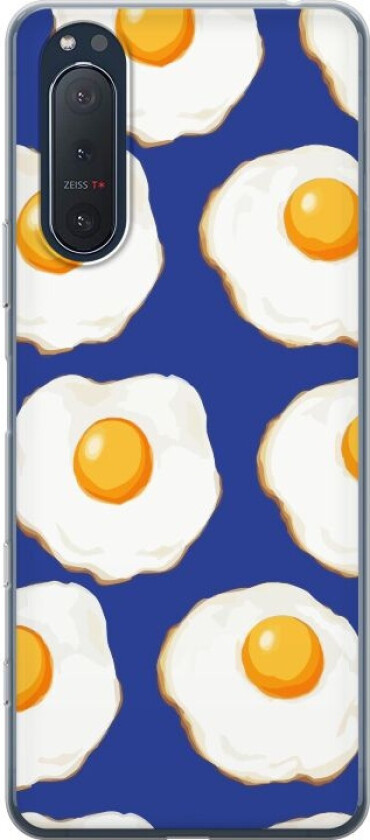 Mobildeksel til Sony Xperia 5 II med Stekte egg motiv