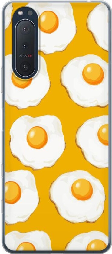 Mobildeksel til Sony Xperia 5 II med Stekt egg motiv