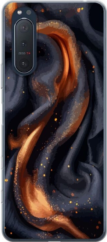 Mobildeksel til Sony Xperia 5 II med Brennende silke motiv