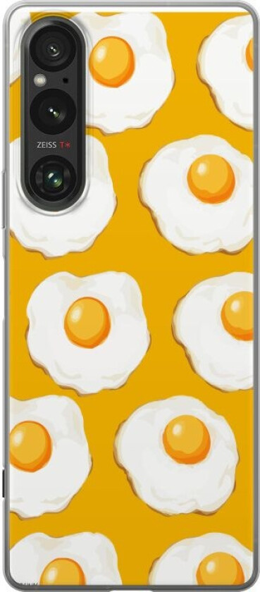Mobildeksel til Sony Xperia 1 V med Stekt egg motiv