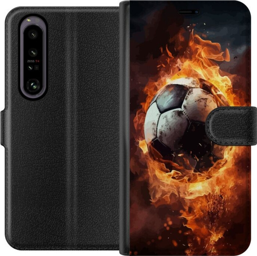 Lommeboketui til Sony Xperia 1 IV med Fotball motiv