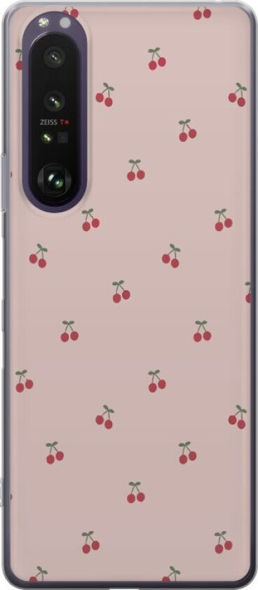 Mobildeksel til Sony Xperia 1 III med Kirsebær motiv