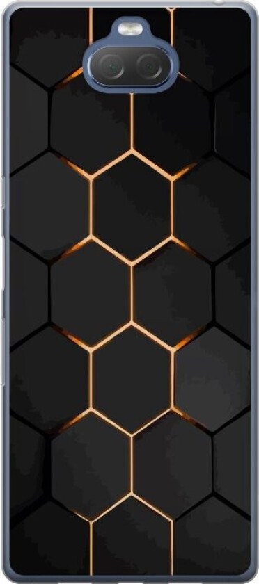 Mobildeksel til Sony Xperia 10 Plus med Luksuriøst Mønster motiv