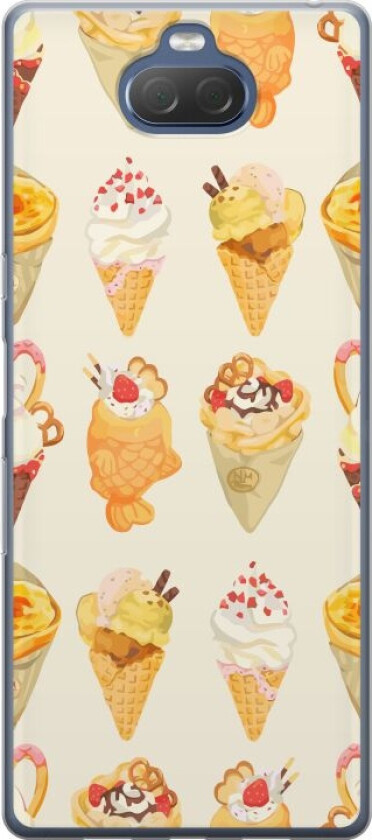 Mobildeksel til Sony Xperia 10 Plus med Glassig motiv