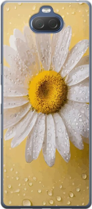 Mobildeksel til Sony Xperia 10 Plus med Porselensblomst motiv