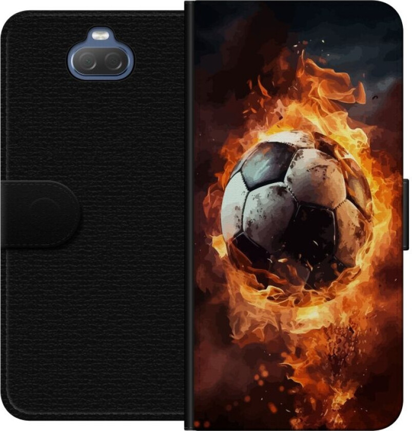 Lommeboketui til Sony Xperia 10 med Fotball motiv