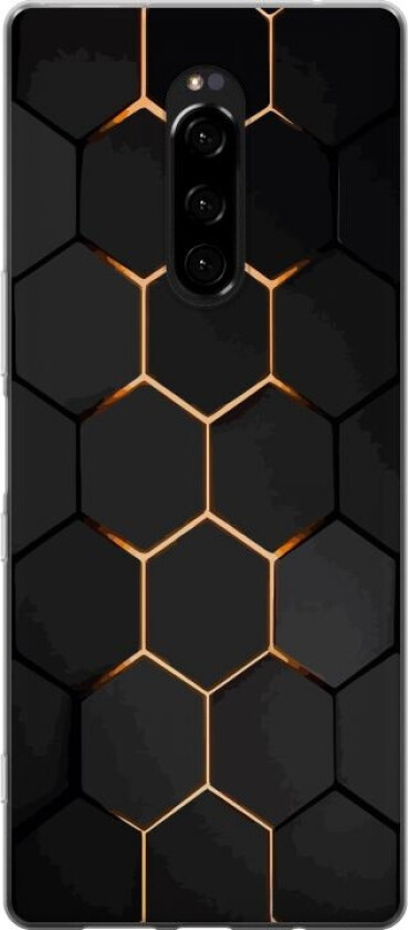 Mobildeksel til Sony Xperia 1 med Luksuriøst Mønster motiv