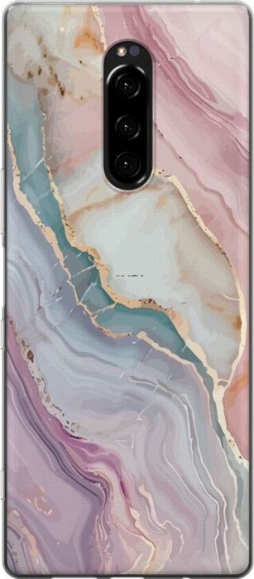 Mobildeksel til Sony Xperia 1 med Marmor motiv