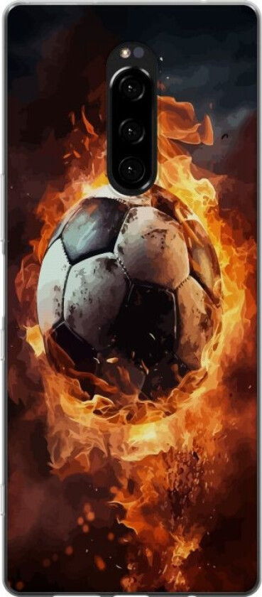 Mobildeksel til Sony Xperia 1 med Fotball motiv