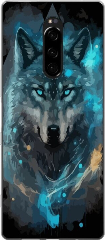 Mobildeksel til Sony Xperia 1 med Ulve motiv