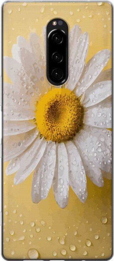Mobildeksel til Sony Xperia 1 med Porselensblomst motiv
