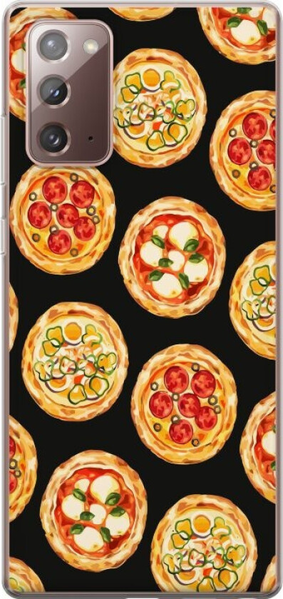 Mobildeksel til Samsung Galaxy Note20 med Pizza motiv
