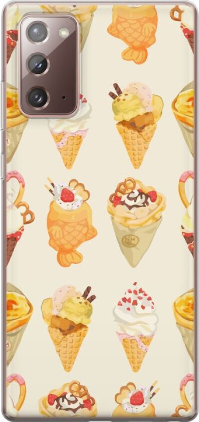 Mobildeksel til Samsung Galaxy Note20 med Glassig motiv