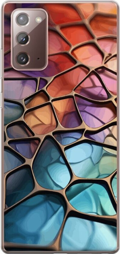 Mobildeksel til Samsung Galaxy Note20 med Metalliskt mønster motiv