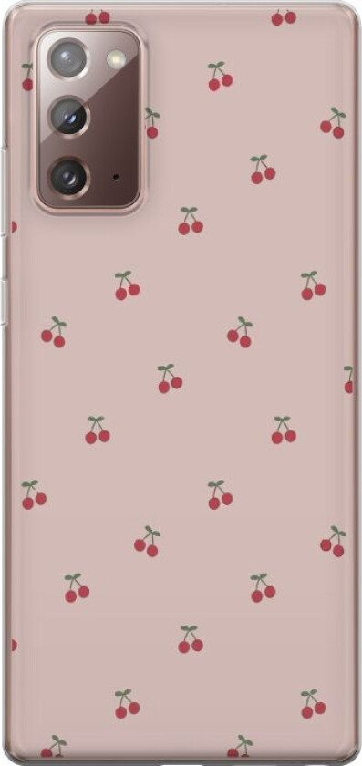 Mobildeksel til Samsung Galaxy Note20 med Kirsebær motiv