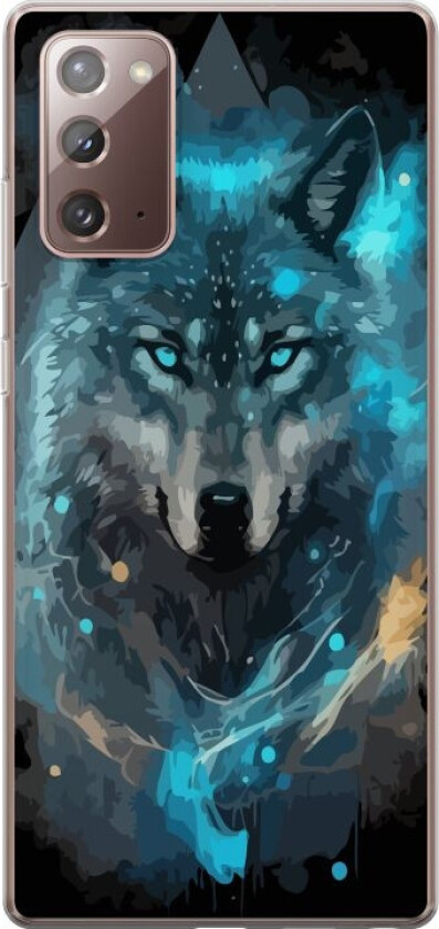Mobildeksel til Samsung Galaxy Note20 med Ulve motiv