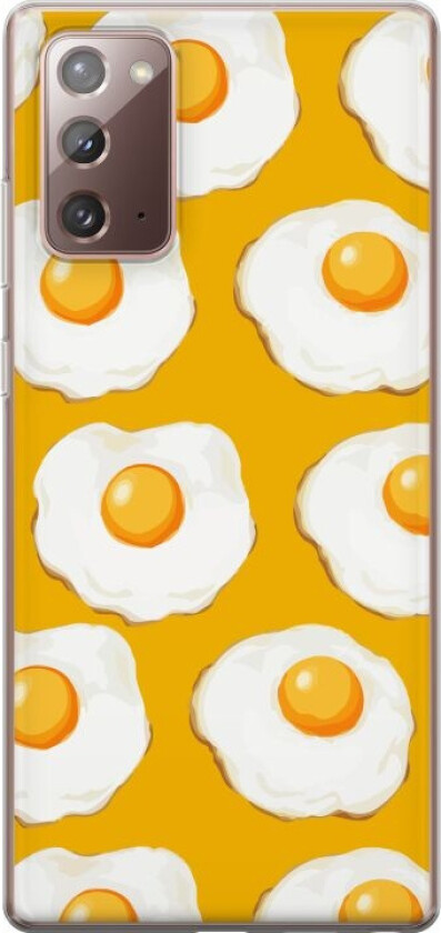 Mobildeksel til Samsung Galaxy Note20 med Stekt egg motiv