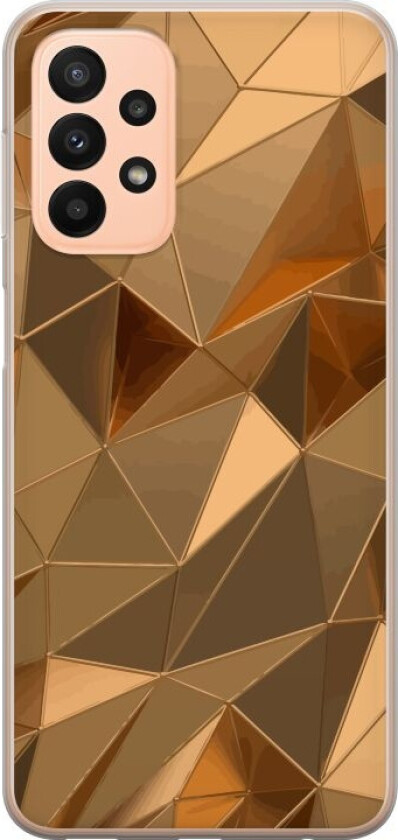 Mobildeksel til Samsung Galaxy A23 med 3D Gull motiv