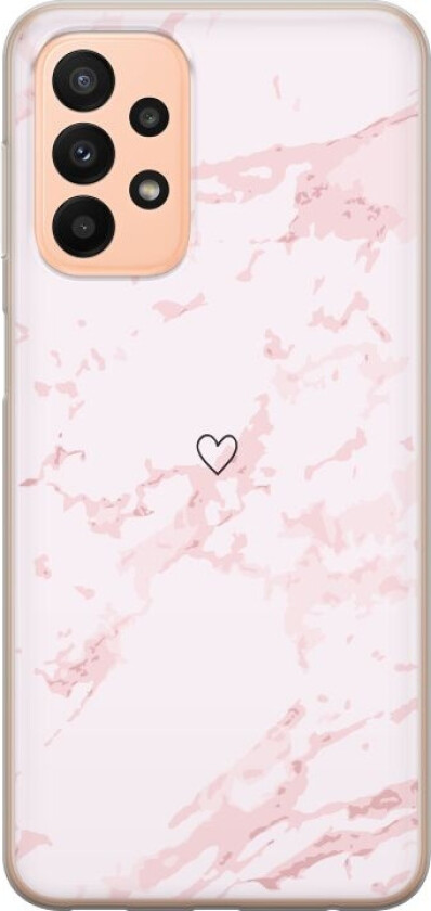 Mobildeksel til Samsung Galaxy A23 5G med Rosa Hjerte motiv