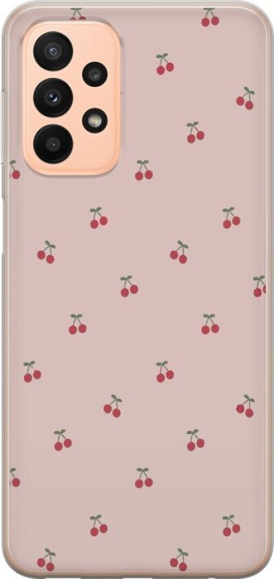 Mobildeksel til Samsung Galaxy A23 5G med Kirsebær motiv