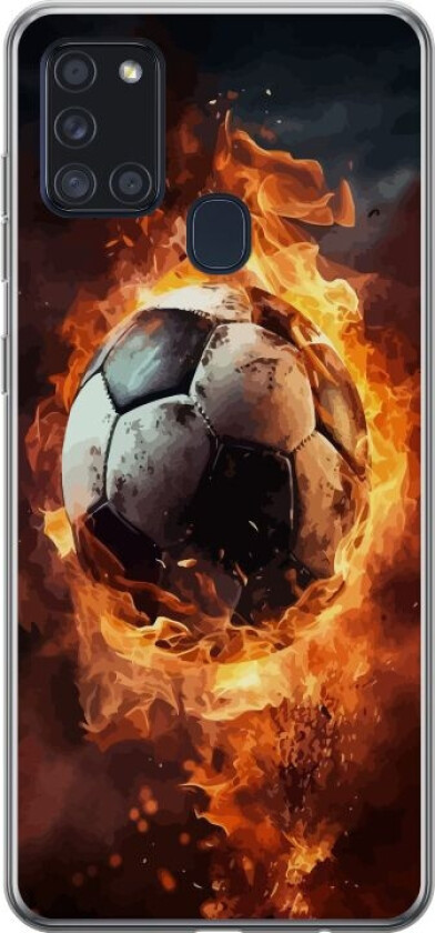 Mobildeksel til Samsung Galaxy A21s med Fotball motiv