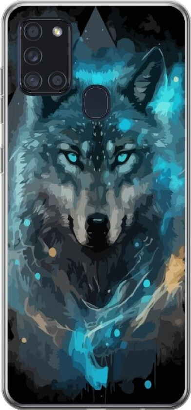 Mobildeksel til Samsung Galaxy A21s med Ulve motiv