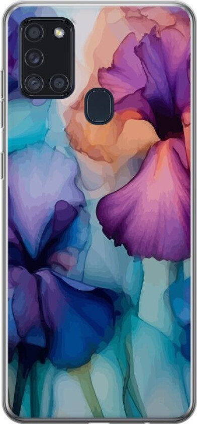 Mobildeksel til Samsung Galaxy A21s med Magiske blomster motiv