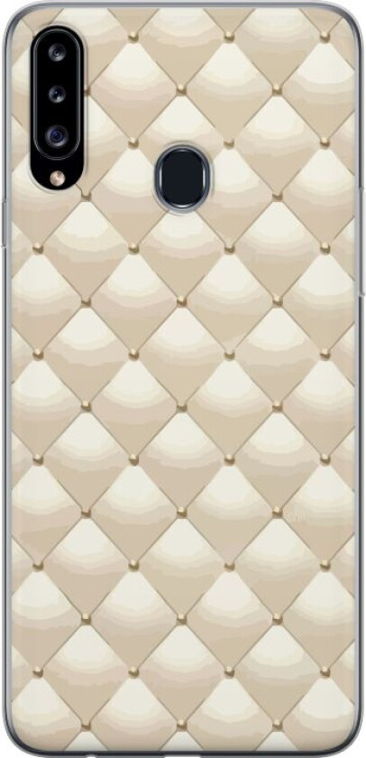 Mobildeksel til Samsung Galaxy A20s med Gullglans motiv