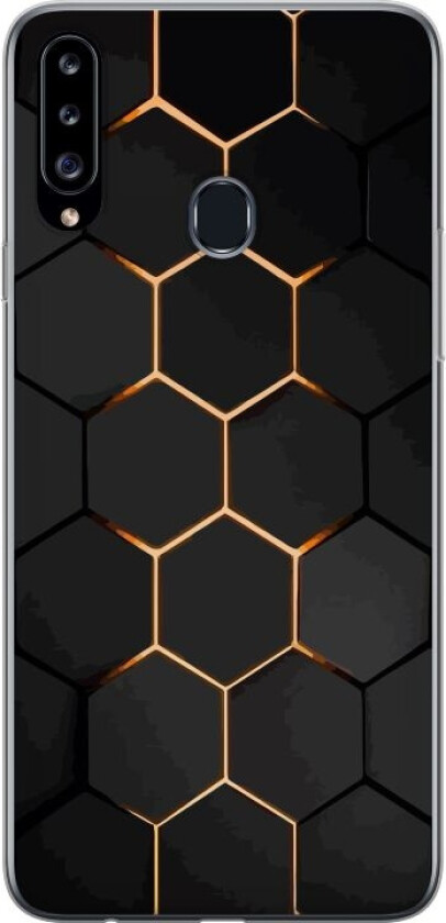 Mobildeksel til Samsung Galaxy A20s med Luksuriøst Mønster motiv