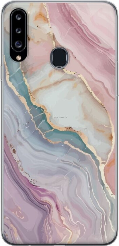 Mobildeksel til Samsung Galaxy A20s med Marmor motiv