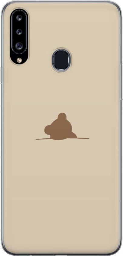 Mobildeksel til Samsung Galaxy A20s med Nalle motiv