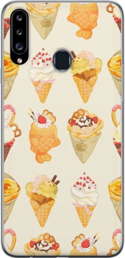 Mobildeksel til Samsung Galaxy A20s med Glassig motiv