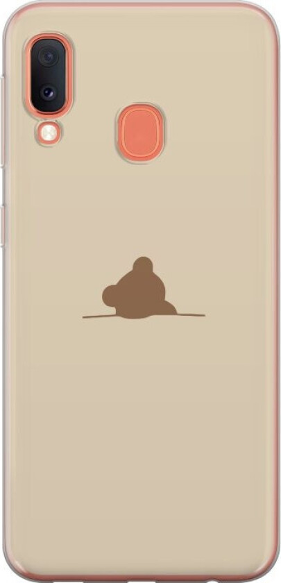 Mobildeksel til Samsung Galaxy A20e med Nalle motiv