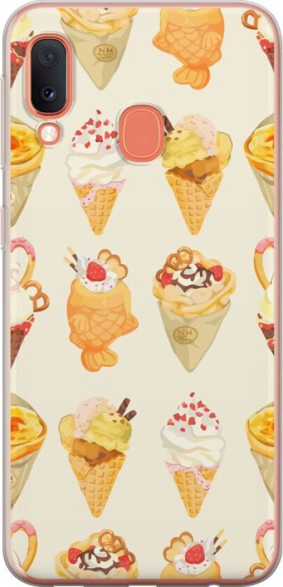 Mobildeksel til Samsung Galaxy A20e med Glassig motiv