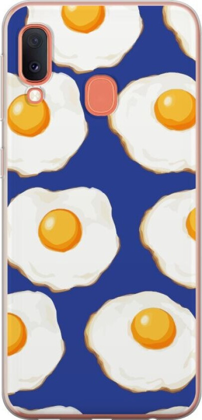 Mobildeksel til Samsung Galaxy A20e med Stekte egg motiv