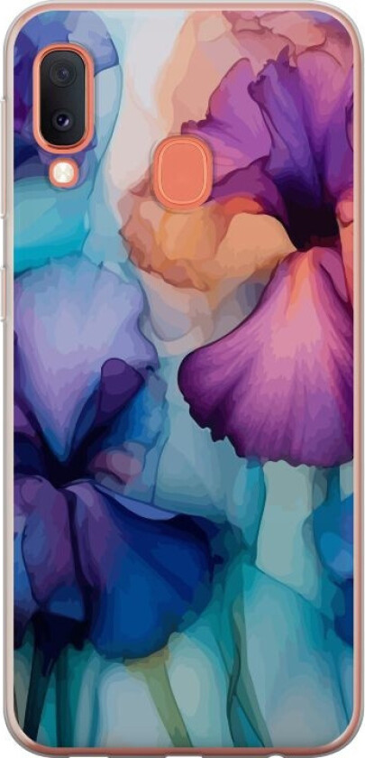 Mobildeksel til Samsung Galaxy A20e med Magiske blomster motiv