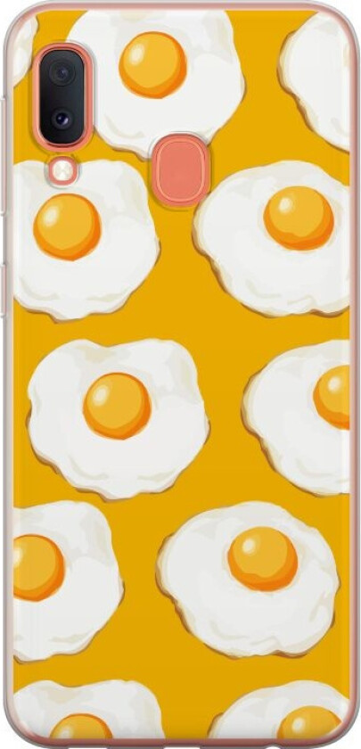 Mobildeksel til Samsung Galaxy A20e med Stekt egg motiv