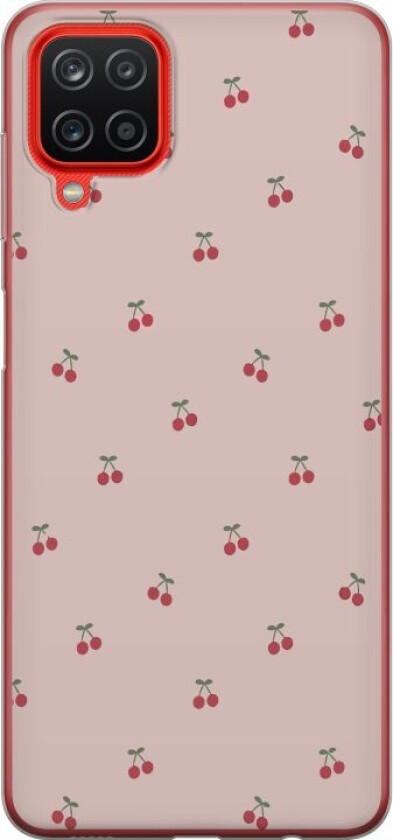 Mobildeksel til Samsung Galaxy A12 med Kirsebær motiv