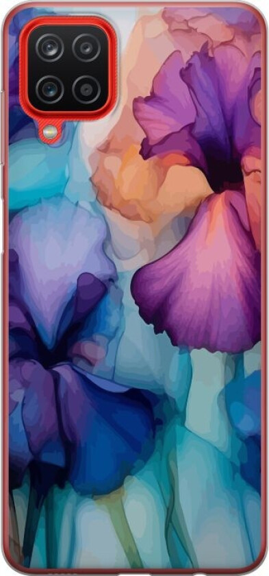 Mobildeksel til Samsung Galaxy A12 med Magiske blomster motiv