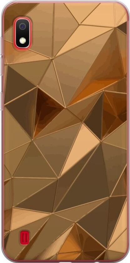 Mobildeksel til Samsung Galaxy A10 med 3D Gull motiv